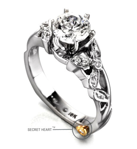 Mark Schneider diamond 14kt. white gold engagement ring Adore