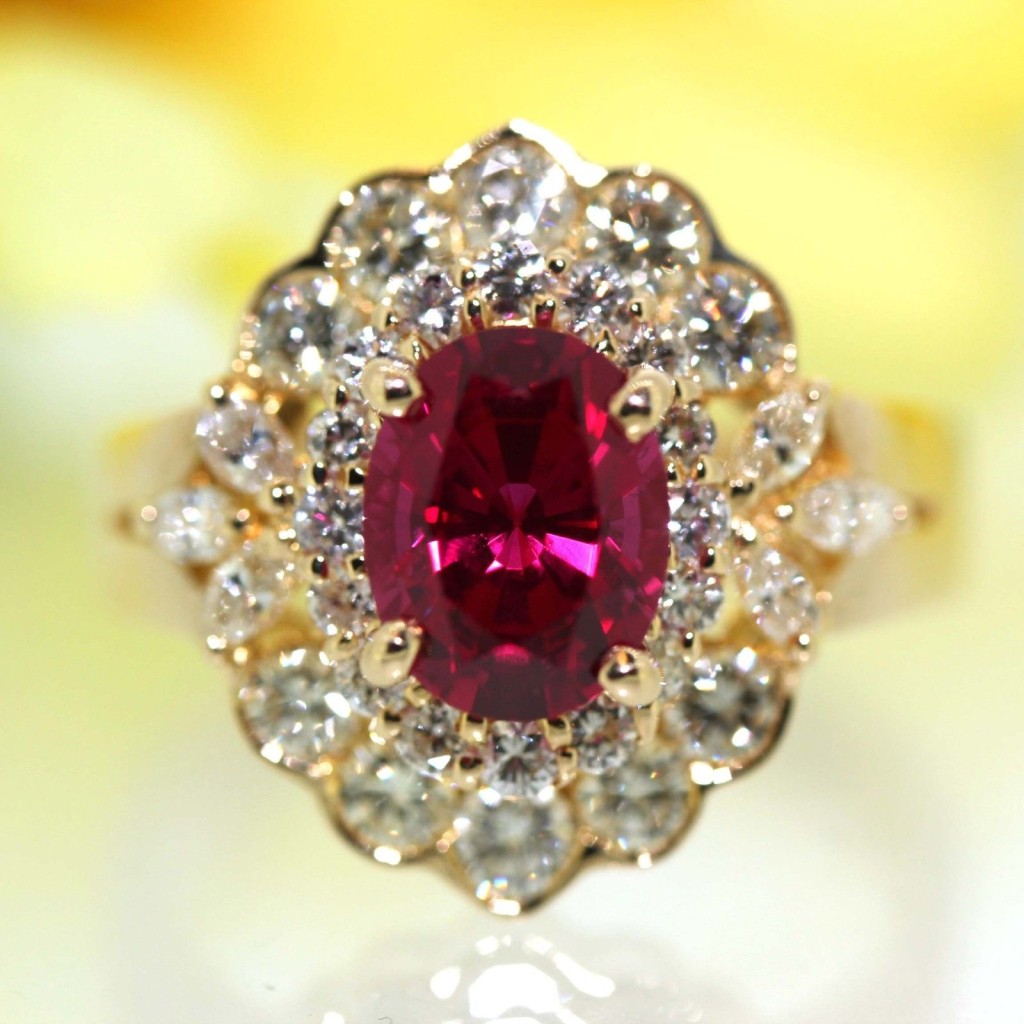 Gorgeous Pink Rose Red Tourmaline Ring
