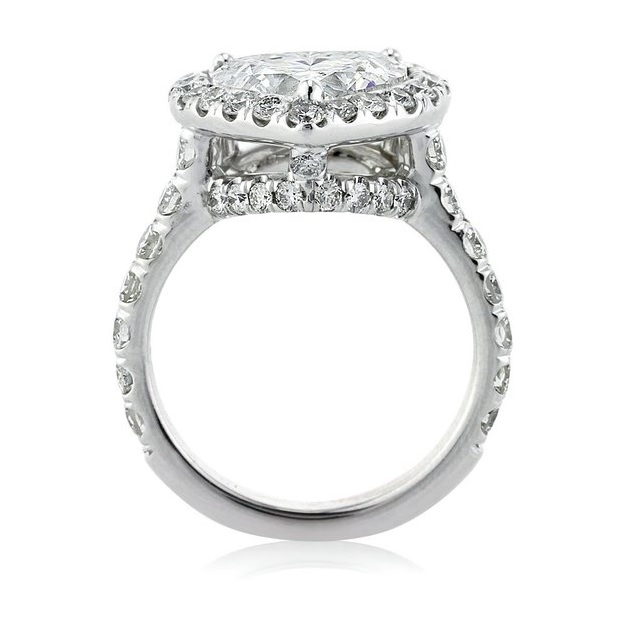 Mark Broumand 5.13ct Heart Shaped Diamond Engagement Ring