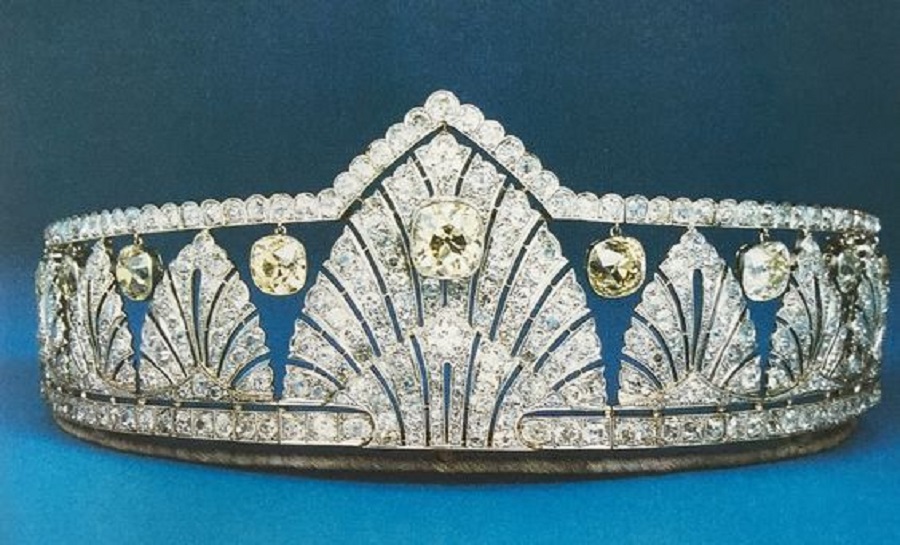 Art deco tiara once owned by Princess Alice, Countess of Athlone