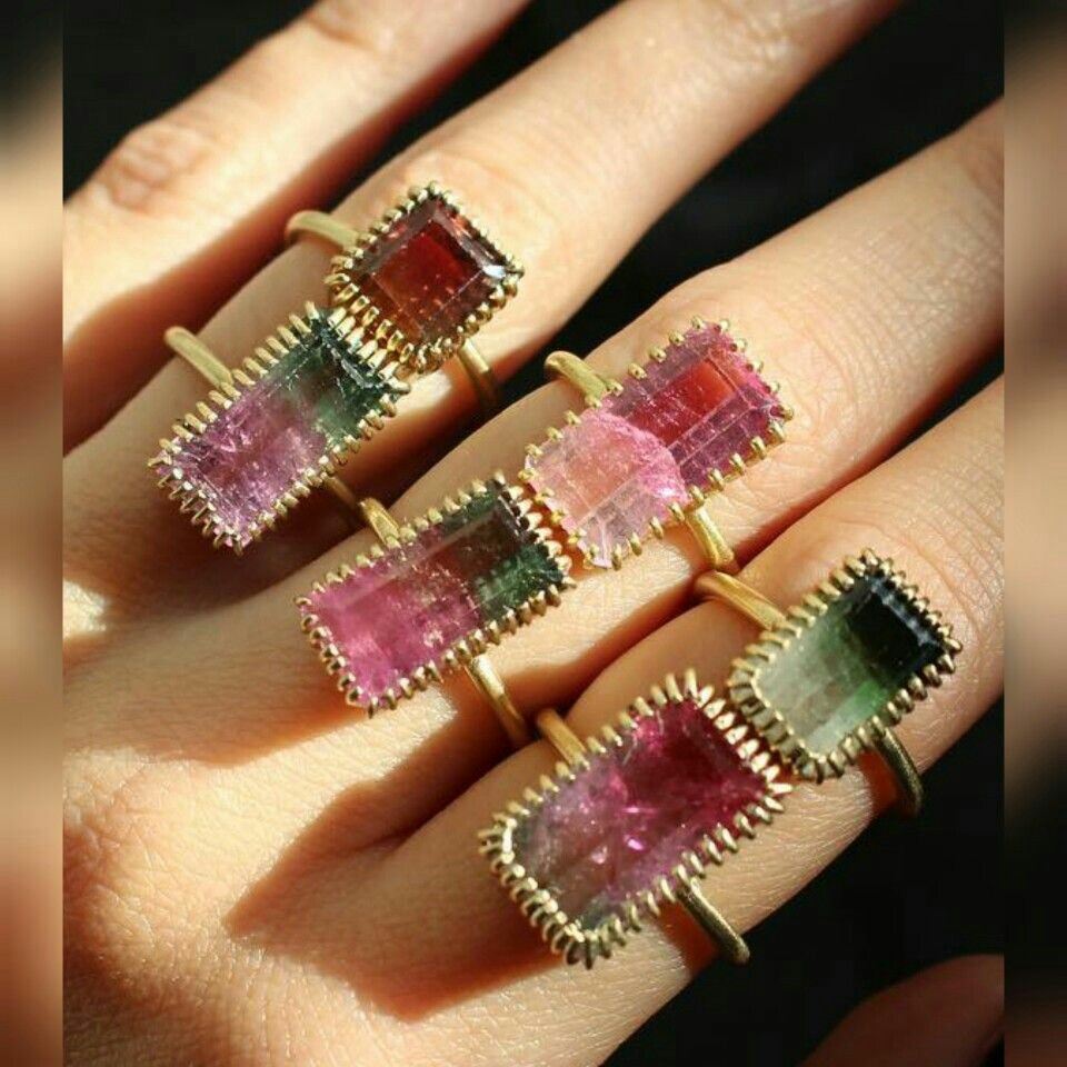 Gorgeous Tourmaline Rings