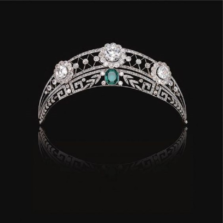 Emerald and Diamond Tiara