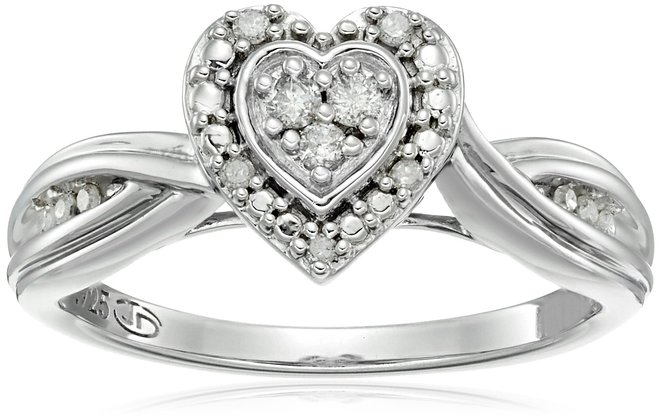 Diamond Friendship Solitaire Promise Ring