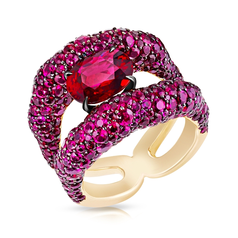 EMOTION CHARMEUSE RUBY RING