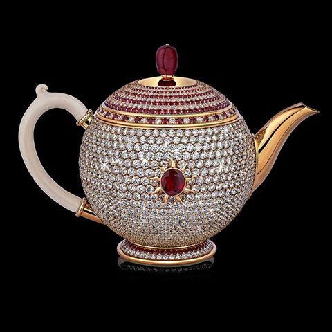 Officially certified by the Guinness Book of Records, the $3 million Egoist is the most valuable teapot in the world.