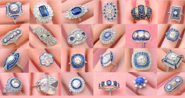 Gorgeous Estate and Vintage Sapphire Rings