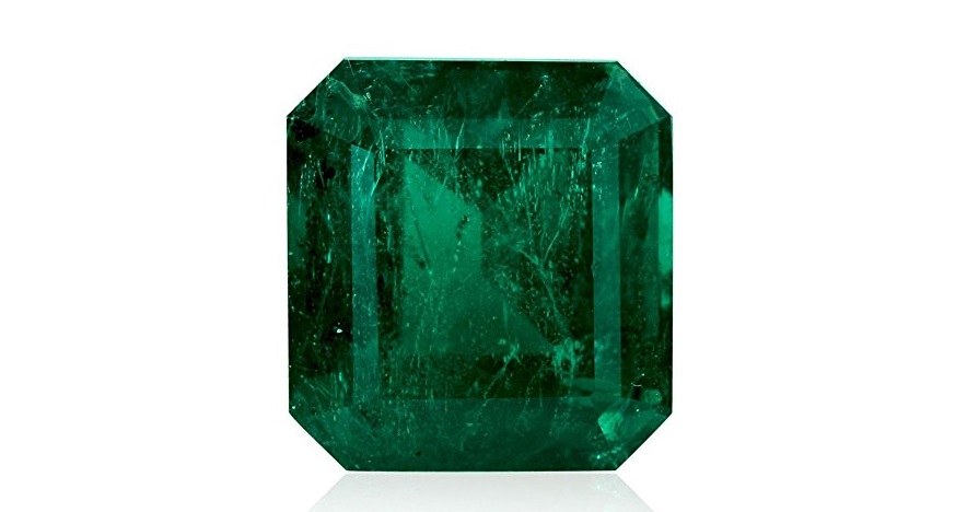 18.85 Carats Green Emerald Loose Gemstone Emerald Cut