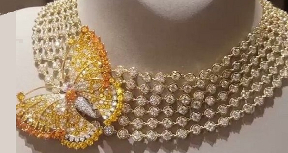 Yellow Sapphires and Diamonds Necklace by Van Cleef & Arpels