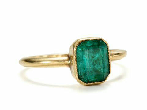  Emerald Ring Circa 1850