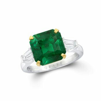Gorgeous Emerald and Diamond Ring by Graff
