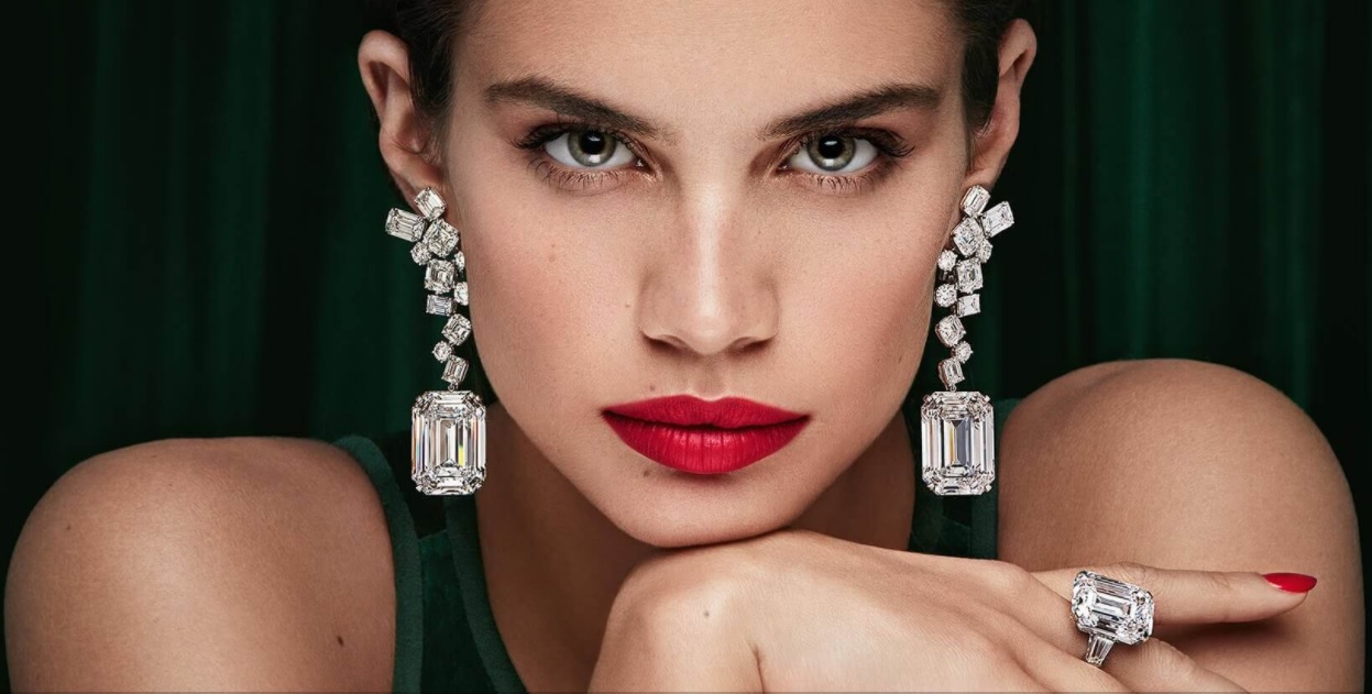 Diamond Earrings and Ring by Graff Diamonds