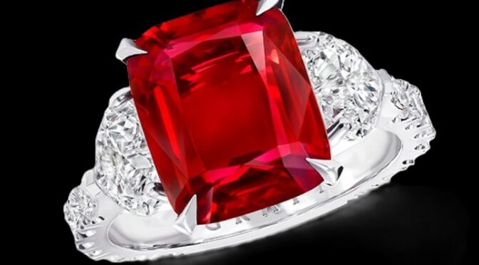 Graff Ruby Diamond Ring